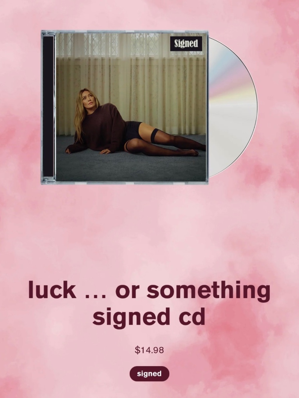 Signed CD